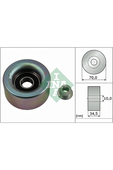 INA 532059010  V Kayış Gergi Rulmanı ürün görseli 1