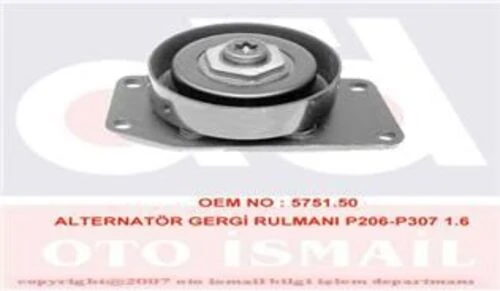 INA 531030610  Alternatör Gergi Rulmanı Partner Berlingo 1.4 1.6 1.6 16v 206 Xsara 1.4l 1.6 1.6 16v 97 05 5751.50 ürün görseli 1