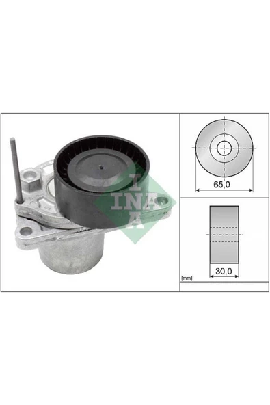 INA 534062410  ALTERNATÖR GERGİ RULMANI (KÜTÜKLÜ) MEGANE III-SCENI ürün görseli 1