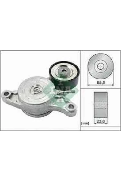 INA 534042010 Alternatör V Kayıs Gergı Rulmanı Kütüklü Toyota Verso 1.6 D4d 14- Mını One D Cooper D 11-13 ürün görseli 1
