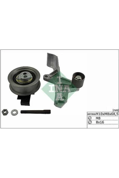 INA 530054609  Alternatör V Kayış Gergi Rulmanı Set Passat 00-05 -a4 95-08 A6 97-05 1.8t 2.0 Superb 0 ürün görseli 1