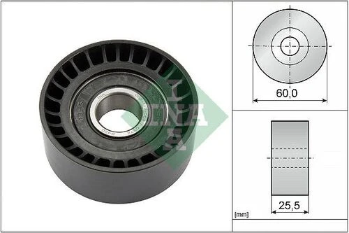 INA 532024310  V KAYIŞ GERGİ RULMANI CLIO II KANGOO MEGANE I LAGUN ürün görseli 1