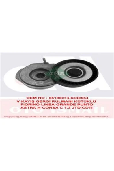 INA 534005310  V KAYIŞ GERGİ RULMANI LINEA FIORINO GRANDE PUNTO / ürün görseli 1