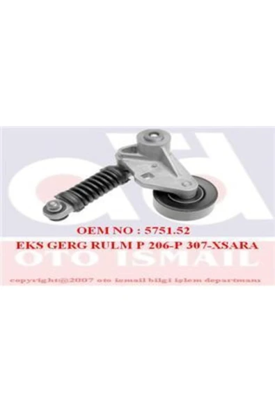 INA 534003710 Alternatör Gergi Rulmanı Gerdirici P206 1.4i 1.6i 16 16v 98 Xs ürün görseli 1