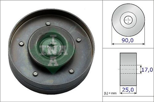 INA 532069410  ALTERNATÖR V KAYIS GERGI RULMANI TRANSPORTER T5 7HB ürün görseli 1
