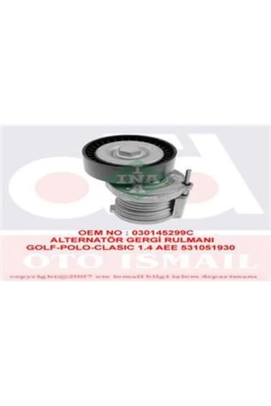 INA 534012320  V KAYIŞ GERGİ RULMANI GOLF III IV POLO CLASSIC 1.6 ürün görseli 1