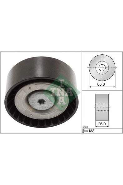 INA 532057110  V Kayış Gergi Rulmanı Mercedes W204 2207 C180 C200 11- ürün görseli 1