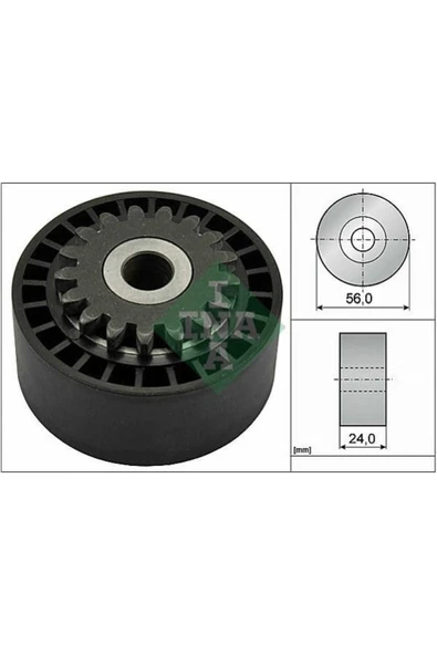 INA 531074410  V KAYIŞ GERGİ RULMANI CLIO II  1.2 16V D4F AC ürün görseli 1