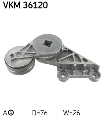 Skf Vkm36120 Alternatör Gergi Rulmanı Laguna B54 56 16v N7q Safrane 7431275380 ürün görseli 1
