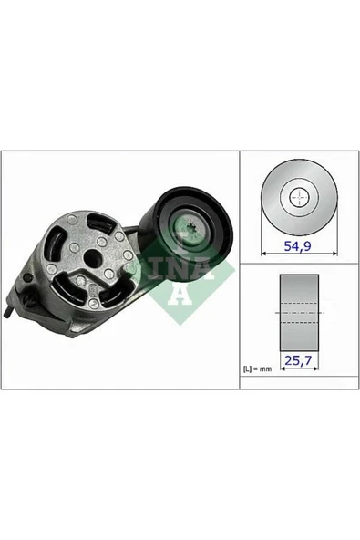 INA 534051610  ALTERNATÖR GERGİ RULMANI (KUTUKLU) BMW (F20) 116I-1 ürün görseli 1