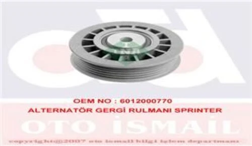 INA 532002510  V KAYIŞ GERGİ RULMANI SPRINTER 208 308 312 422D 95- ürün görseli 1
