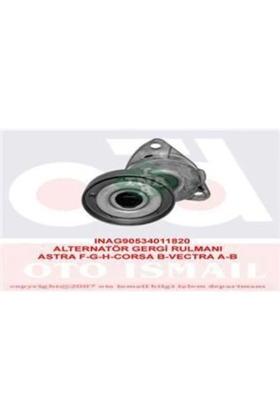 INA 534011820  V Kayış Gergi Rulmanı Astra F G Vectra A B X20xev X16xel Corsa B C12nz Ac Combo Zafira ürün görseli 1