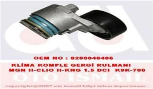 RENAULT 8200048486 V Kayış Gergi Rulmanı CLIO II Kangoo Megane II Scenic 1.4 16V 1.6 16V 1.5 DCI Ac Kütüklü ürün görseli 1
