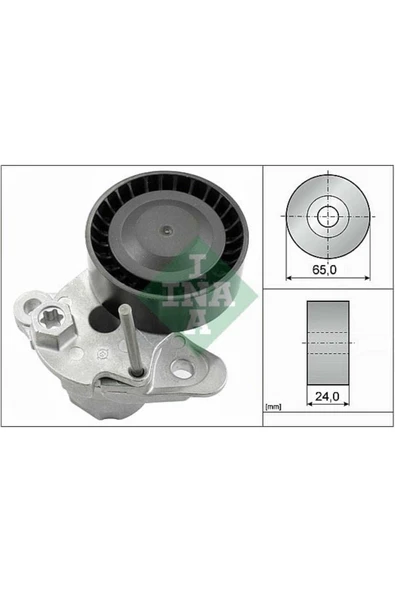 INA 534048010   V Kayış Gergi Rulmanı Beetle 1.2Tsı 16V Caddy IV 1.0Tsı 1.2Tsı 1.4Tsı 15- Golf Vı ürün görseli 1