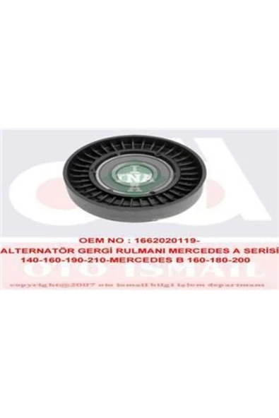 INA 532040430  Alternatör V Kayış Gergi Rulmanı Mercedes A Serisi 140-160-190-210 Mercedes B 160-180- ürün görseli 1
