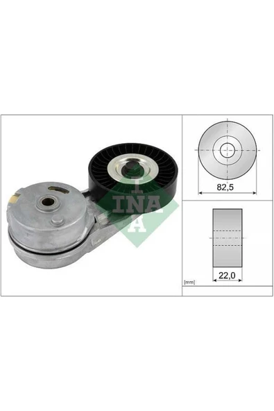 INA 534012430  V KAYIŞ GERGİ RULMANI 159 / ASTRA G ASTRA H VECTRA ürün görseli 1