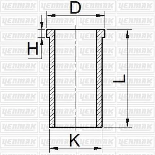 Yenmak 51 -65667-0 Motor Gömlek Std Flanşlı Canter 449-659 ürün görseli 1