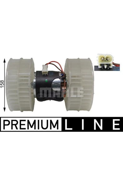 Mahle AB40000P Ab40000p Kalorifer Motoru (çap 158mm) W639 3.0 3.2 3.5 3.7 M 112.951 (eno:8ew009158181) ürün görseli 1