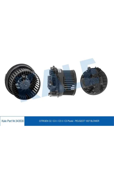 Kale 343530  KALORİFER MOTORU 1007 / C2 C3 ürün görseli 1