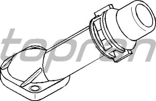 Topran 109348001  Su Flanşı (VW Passat 97-05  Audi A4 99-08  A6 98-05 Skoda Superb 02-08) ürün görseli 1