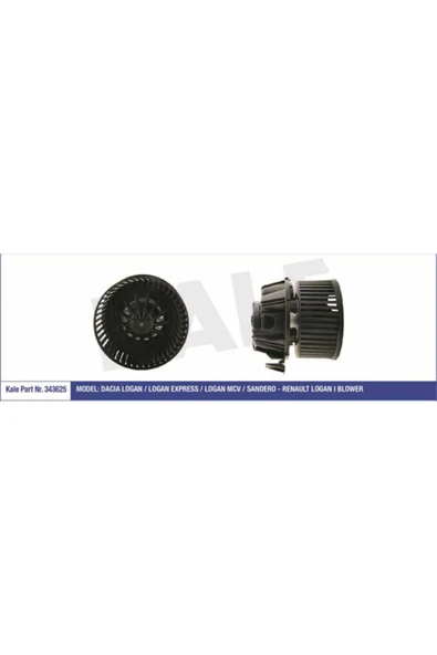 Kale 343625  KALORİFER MOTORU LOGAN SANDERO MCV ürün görseli 1