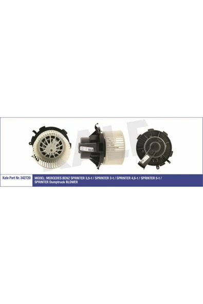 Kale 342720  KALORİFER MOTORU CRAFTER 06- / SPRINTER 06- ürün görseli 1