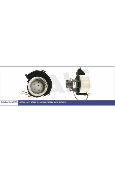 Kale 342735  KALORİFER MOTORU ASTRA G 98- ASTRA H 04- ZAFIRA A 97- ürün görseli 1