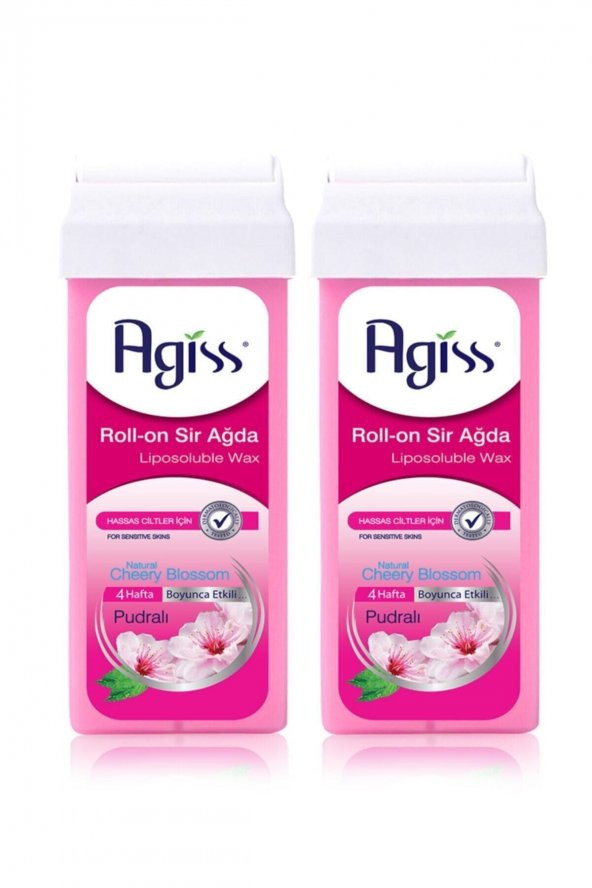 2 Adet Agiss Roll On Kartuş Sir Ağda Hassas Ciltler Için Pudralı ürün görseli 1