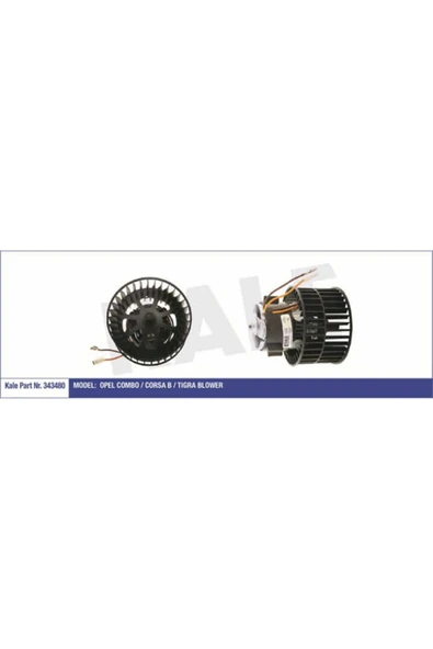 Kale 343480  KALORİFER MOTORU CORSA B 93- COMBO 93- TIGRA A 94- ürün görseli 1