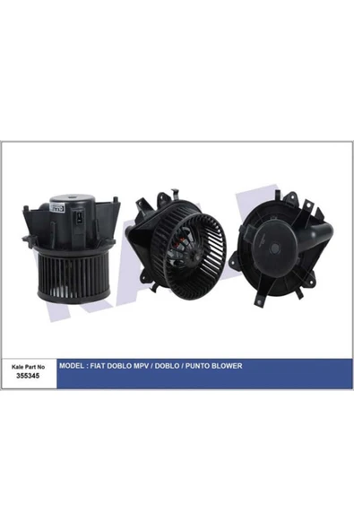 Kale 355345  KALORİFER MOTORU FIAT DOBLO MPV-DOBLO-PUNTO BLOWER ürün görseli 1