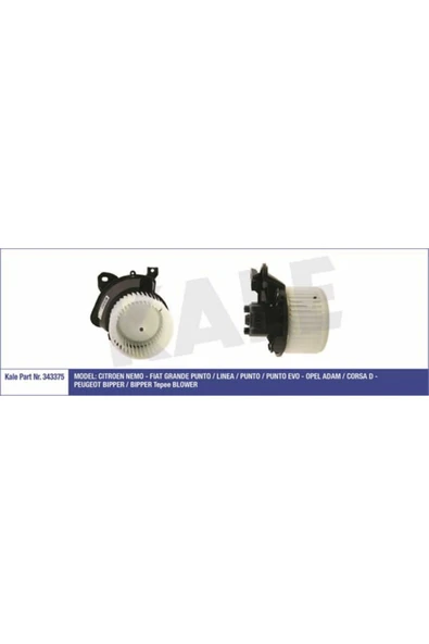 Kale 343375  KALORİFER MOTORU LINEA PUNTO  EVO GRANDE PUNTO ürün görseli 1