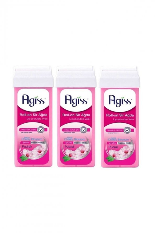 Agiss Rool-on Sir Ağda Pudralı 100 Ml 3lü Set ürün görseli 1