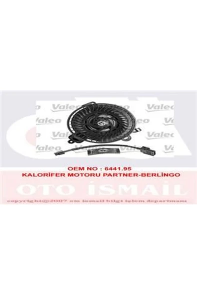 Valeo 698046  KALORİFER MOTORU PARTNER / BERLINGO ürün görseli 1