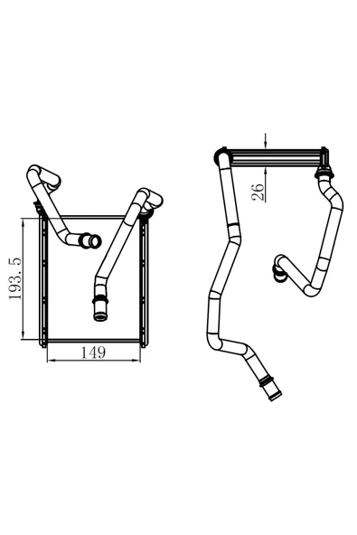 Ori KRN067026 Krn067026 Kalorifer Brazing Heater Megane 15 ürün görseli 1