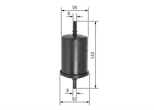 Bosch 09864B2017 0 0986Tf0036-0450902161 Yakıt Filtresi CLIO-Kng-Lgn-Megane-Trafic-Partner-Berlingo-206-306-307-407-C5 ürün görseli 1