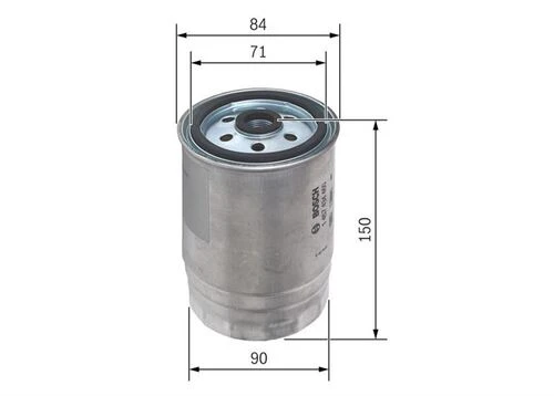 Bosch 1457434460  MAZOT FİLTRESİ DOBLO FREEMONT DUCATO / BOXER / J ürün görseli 1