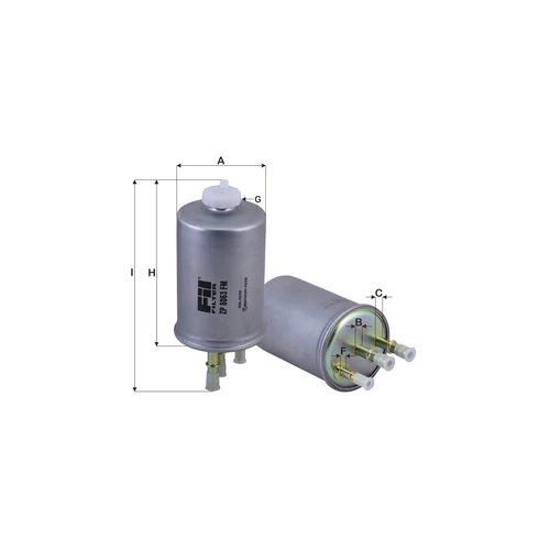 Fil Filtre ZP8063FM Fil Zp8063fm Mazot Filtresi Connect 1.8tdcı 90ps 02 12 1342601 1342601 ürün görseli 1