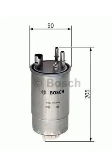 Bosch F026402049 YAKIT FILTRESI-(FIAT  PUNTO EVO  1.3 DMTJ  08/12 / DOBLO  1.9 JTD  03/10 ) ürün görseli 1