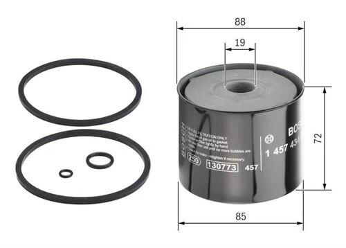 Bosch 1457434201  Mazot Filtresi Ducato / Boxer 94-02 J9 / Jumper 1.9D 2.5D ürün görseli 1