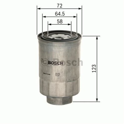 Bosch 1457434440  (0986Tf0166) Yakıt Filtresi Corolla Uyumlu 1.4D-2.0D-2.2D 04-Avensis 1.9D-2.0Td-2.2D 01-Verso 1.4D-2.0D 09- ürün görseli 1