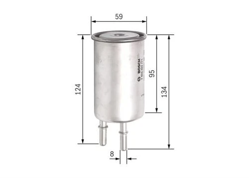 Bosch F026403771 YAKIT FİLTRESİ VOLVO S60 1.5-2.0 2014- S80 V40 ürün görseli 1