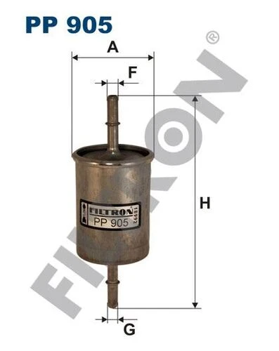 FTR PP905 FILTRON  Yakıt Filtresi Brava-Bravo-Marea-Punto-Tmpr-Ducato-Astra G-Combo-Corsa B-C-Merıva-Omega-Cordoba-Ibız ürün görseli 1