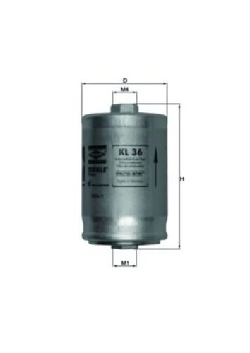 Mahle KL36 -knecht-behr Kl36 Yakıt Filtresi Passat 1.8 2.0 99 441201511c 441201511c ürün görseli 1