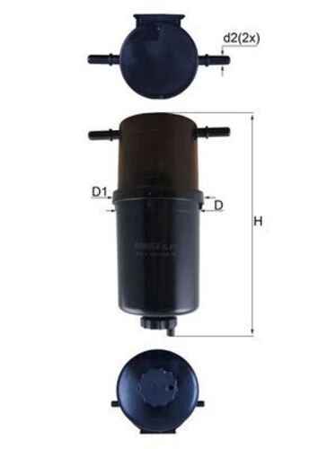 Mahle KL873 -knecht-behr Kl873 Yakıt Filtresi Mazot Crafter 2.0tdı 12 15 2h0127401 2h0127401 ürün görseli 1