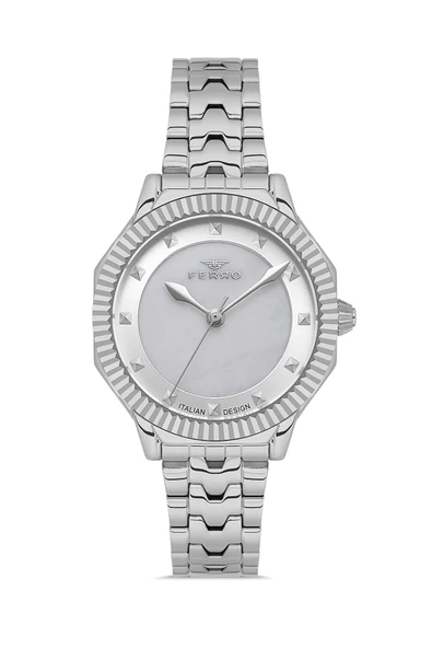 Ferro FL21632AWT-A Quartz Çelik Gri 32 mm Kadın Kol Saati ürün görseli 1