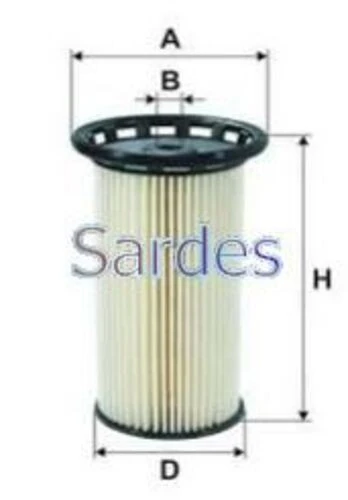 Sardes SF6014 Mazot Filtresi Golf Vıı 13- Passat 14- Tiguan 14- Caddy III 11- / A3 12- / Tol 12- / Octavia Yakıt Filtresi 37880428 ürün görseli 1
