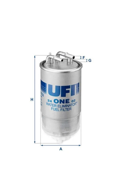 UFI 24.ONE.02 Yakıt Filtresi Corsa D 1.3 Cdtı 06- Oe Uyumlu ürün görseli 1