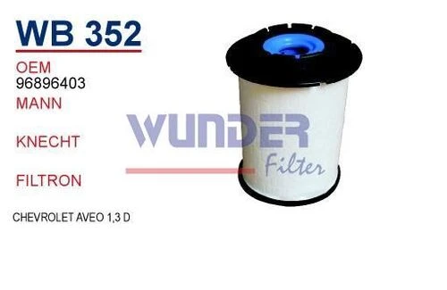 Wunder WB352 Mazot Filtresi Chevrolet Aveo 1,3D ürün görseli 1