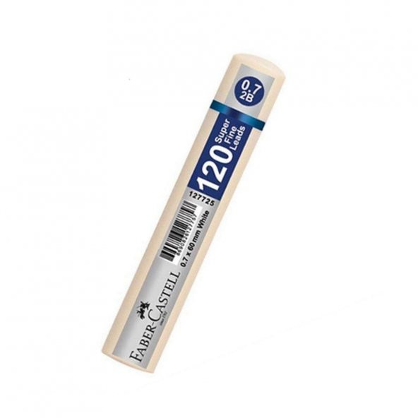 0.7 Kalem Ucu Min Faber Grip 2B 120 li 0,7 Uç Beyaz Tüp 1 Paket ürün görseli 1
