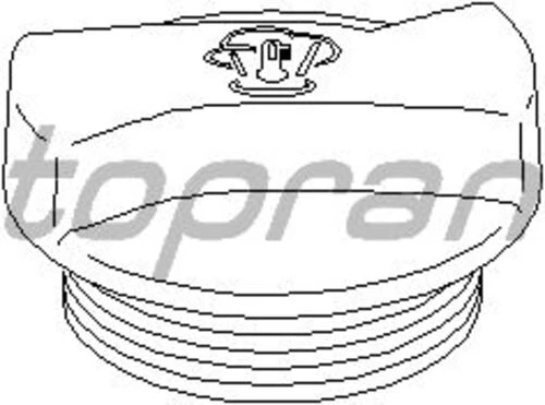 Topran 107532001  Su Depo Kapağı-(Vw:Golf IV V/Bora/Passat/Caddy/Jetta/Passat/Seat:Toledo/Leon) ürün görseli 1